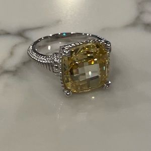 Judith Ripka citrine ring